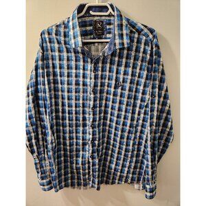 Au Noir Long Sleeves Men Shirt Size 6 Pre-Owned